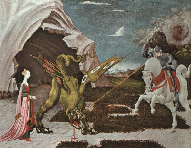 Paolo Ucello St.George and the Dragon china oil painting image